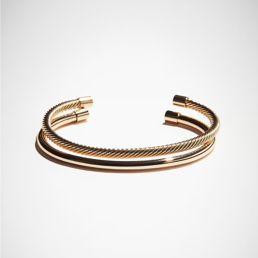 H&M 2-Pack Cuff Bracelets - Gold